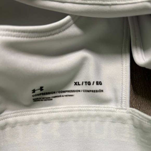 Women’s Under Armour White Compression Sports Bra Size XL - Picture 3 of 3